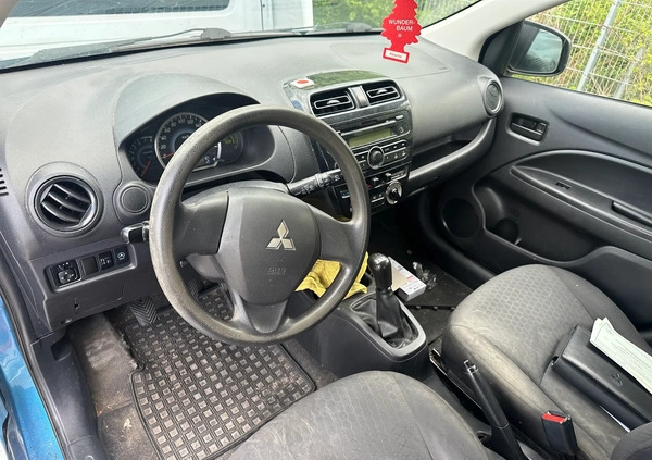 Mitsubishi Space Star cena 7999 przebieg: 171154, rok produkcji 2013 z Góra małe 67